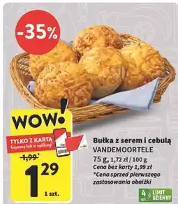 Intermarche Bułka z serem i cebulą Vandemoortele oferta