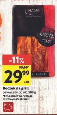 Intermarche Boczek na grilla Haga oferta