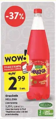 Intermarche Oranżada czerwona Hellena oferta