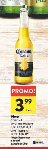 Intermarche Piwo Corona Cero oferta