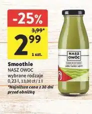 Intermarche Smoothie jabłko-gruszka-agrest Nasz Owoc oferta