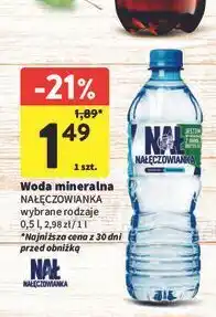 Intermarche Woda niegazowana Nałęczowianka oferta
