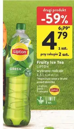 Intermarche Herbata mrożona classic Lipton Green Ice Tea oferta