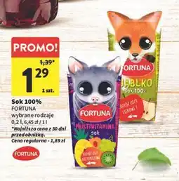 Intermarche Sok jabłko 100% Fortuna oferta