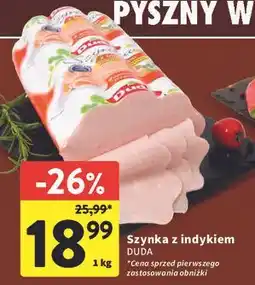 Intermarche Szynka z indykiem prasowana Silesia Duda oferta