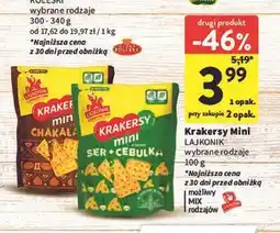 Intermarche Krakersy chakalaka Lajkonik Mini oferta