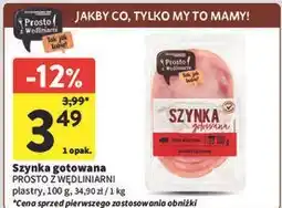 Intermarche Szynka gotowana Intermarche Prosto Z Wędliniarni oferta