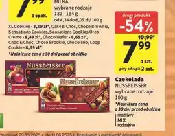 Intermarche Czekolada gorzka z całymi orzechami laskowymi i rodzynkami Alpen Gold Nussbeisser oferta