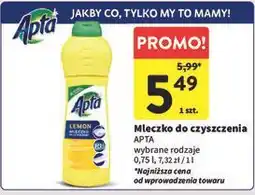 Intermarche Mleczko do czyszczenia lemon Apta oferta