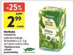 Intermarche Herbatka mięta Herbapol Zielnik Polski oferta