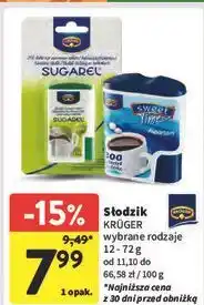 Intermarche Słodzik sukraloza sugarel Kruger oferta