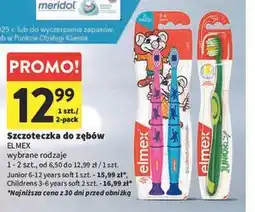 Intermarche Szczoteczka do zębów 3-6 z przyssawką Elmex Junior oferta