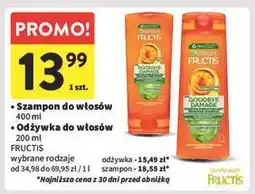 Intermarche Szampon wzmacniający z ekstraktem olejku owoców amli Garnier Fructis Goodbye Damage oferta