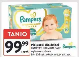Intermarche Pieluszki dla dzieci maxi 4 Pampers Premium Care oferta