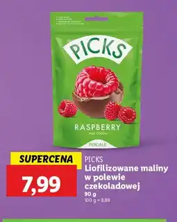 Lidl Maliny w czekoladzie Picks oferta