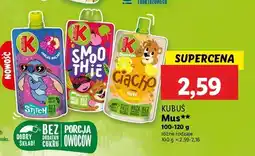 Lidl Deserek ciacho tarta cytrynowa Kubuś oferta