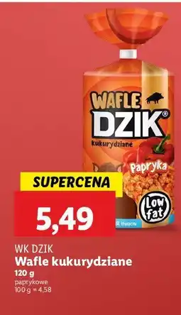Lidl Wafle kukurydziane paprykowe Dzik oferta