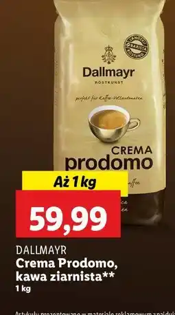 Lidl Kawa Dallmayr crema prodomo oferta