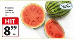 Intermarche Arbuz mini czerwony SAN LUCAR luz oferta
