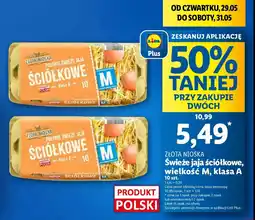 Lidl Jaja ściółkowe kl. m Złota nioska oferta