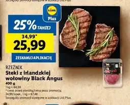 Lidl Stek z irlandzkiej wołowiny Rzeźnik codzienna dostawa oferta