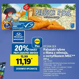 Lidl Paluszki rybne z mintaja Oceansea oferta