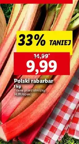 Lidl Rabarbar polska oferta
