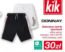 KiK Dziecięce szorty sportowe Donnay oferta