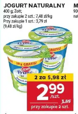 Stokrotka Jogurt naturalny Zott oferta
