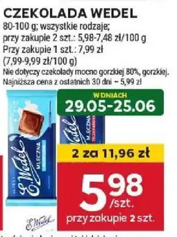 Stokrotka Czekolada Wedel oferta