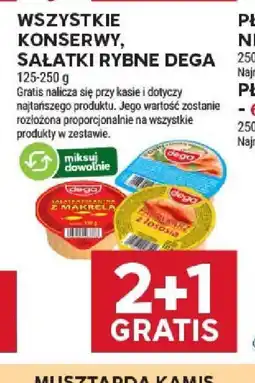 Stokrotka Konserwy, sałatki rybne Dega oferta