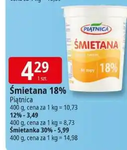 E.Leclerc Śmietana 18% 400g Piątnica oferta