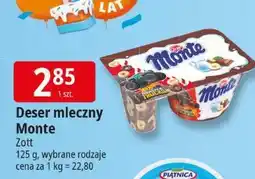 E.Leclerc Deser mleczny Monte 125g Zott oferta