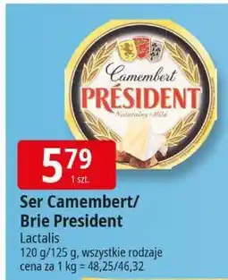 E.Leclerc Ser Camembert/Brie President Lactalis 120g/125g oferta