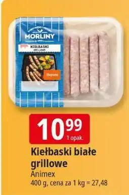 E.Leclerc Kiełbaski białe grillowe Animex oferta
