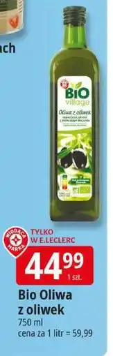 E.Leclerc Bio oliwa z oliwek 750ml oferta