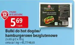 E.Leclerc Bułki do hot dogów/hamburgerów bezglutenowe Leclerc oferta