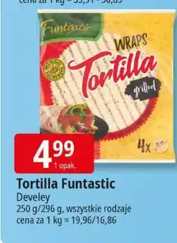E.Leclerc Tortilla Funtastic 250g Develey oferta