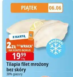 E.Leclerc Tilapia filet mrożony bez skóry Leclerc oferta