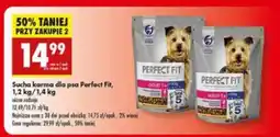 Biedronka Sucha karma dla psa Perfect Fit 1,2 kg 1,4 / kg oferta