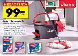 Biedronka Zestaw do sprzątania Vileda Turbo 2 w 1 oferta
