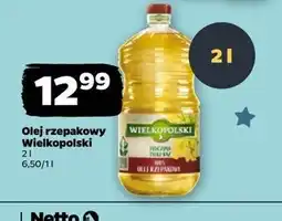 Netto Olej Wielkopolski Rzepakowy oferta