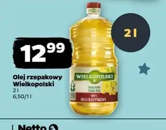 Netto Olej Wielkopolski Rzepakowy oferta