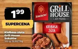 Netto Kiełbasa grillowa złota Sokołów Grill House oferta