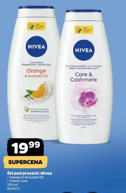 Netto Żel pod prysznic orange & avocado oil Nivea oferta