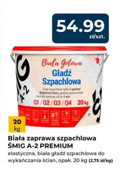 Mrówka Biała zaprawa szpachlowa Smig A-2 Premium oferta
