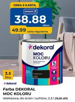 Mrówka Farba Dekoral Moc Koloru oferta