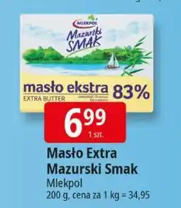 E.Leclerc Masło Extra Mazurski Smak 200g Mlekpol oferta
