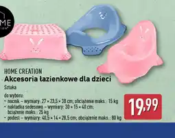 ALDI Akcesoria łazienkowe dla dzieci oferta