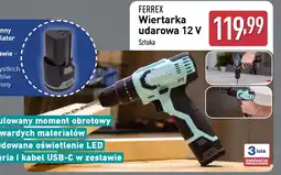 ALDI Wiertarka udarowa Ferrex oferta